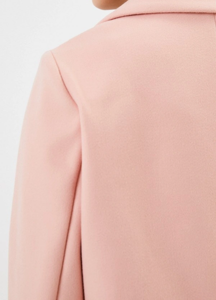 Жіноче однобортное пальто M&S (56335) M Рожеве 56335 фото