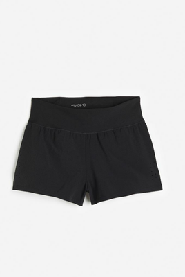 Женские шорты для бега из материала DryMove Н&М (55850) XS Черные 55850 фото