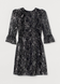 Жіноча коротка сукня в квітковий принт H&M (10222) S Чорна 10222 фото 1