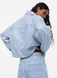 Джинсовая куртка на молнии H&M (55625) XS Голубая 55625 фото 4