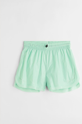 Женские шорты для бега Н&М (55849)XS Светло-зеленые 55849 фото