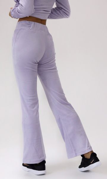 Жіночі велюрові спортивні штани Н&М (56856) S Фіолетові 56856 фото