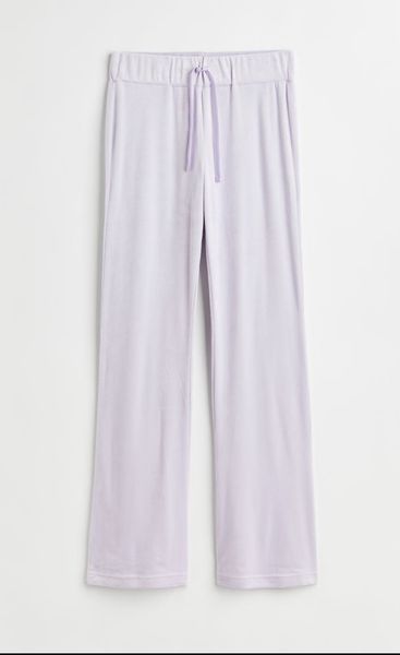 Жіночі велюрові спортивні штани Н&М (56856) S Фіолетові 56856 фото
