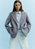 Жіночий піджак із суміші вовни Н&М (56252) L Сірий 56252 фото
