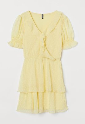 Жіноча сукня з воланами Н&М (57071) S Жовта 57071 фото