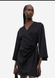 Жіноча атласна сукня на запах H&M (55692) S Чорна 55692 фото 2