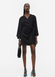 Женское атласное платье на запах H&M (55692) S Черное 55692 фото 5