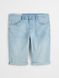 Чоловічі джинсові шорти Slim fit H&M (55983) W30 Блакитні 55983 фото 6