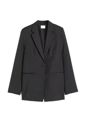 Женский однобортный пиджак Н&М (56587) S Черный 56587 фото