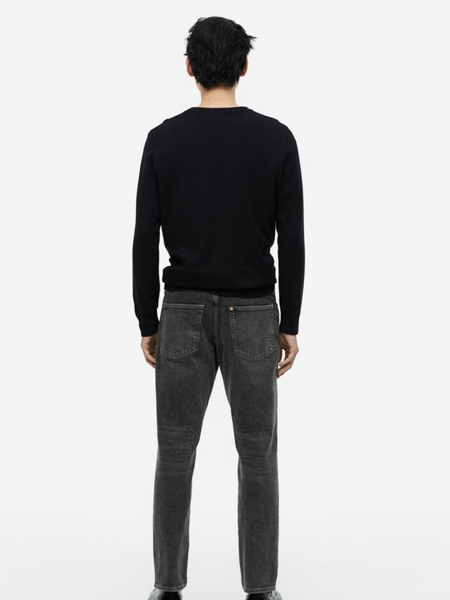 Чоловічі джинси Straight Regular fit H&M (56364) W30 L32 Темно-сірі 56364 фото