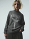 Жіночий жакардовий светр з принтом Н&М (56457) XS Сірий 56457 фото 1