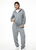 Жіночий спортивний костюм з текстовим мотивом Н&М (56421) S Сірий 56421 фото
