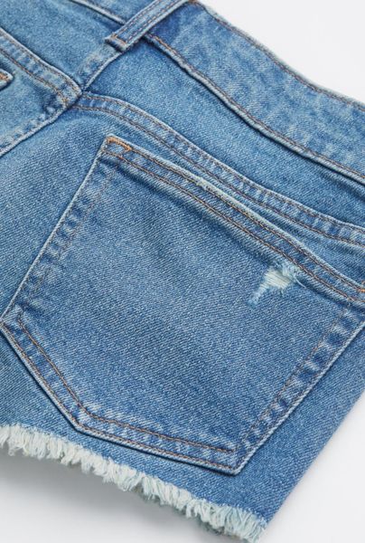 Жіночі джинсові шорти із заниженою талією Н&М (56888) W36 Сині 56888 фото