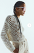 Жіночий ажурний светр Н&М (56138) XS Білий 56138 фото 7