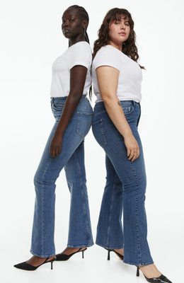 Жіночі джинси Bootcut Н&М (56042) W36 Світло-сині 56042 фото