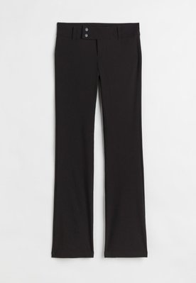 Жіночі штани кльош із заниженою талією Н&М (57003) S Чорні 57003 фото