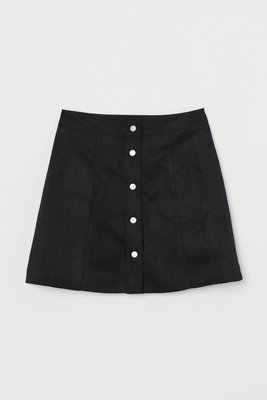 Женская юбка трапеция H&M (10231) XS Черная 10231 фото