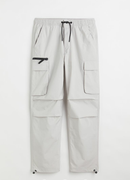 Мужские брюки карго Relaxed Fit Н&М (55661) XL Серые 55661 фото