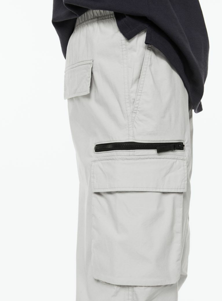 Чоловічі штани карго Relaxed Fit Н&М (55661) XL Сірі 55661 фото