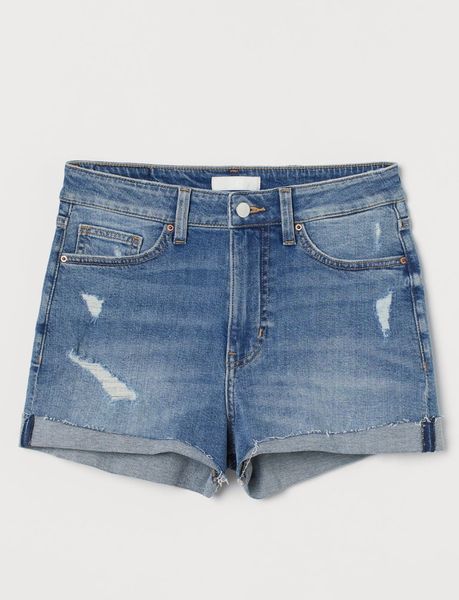 Женские шорты джинсовые Н&М (56889) W36 Синие 56889 фото