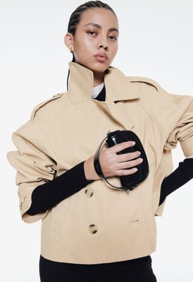 Жіноча полотняна куртка Н&М (56805) S Бежева 56805_ фото