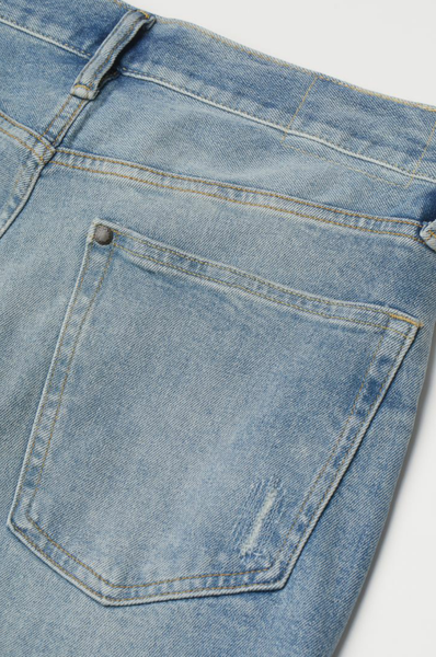 Чоловічі джинсові шорти Slim fit H&M (55985) W31 Світло-сині 55985 фото