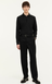 Чоловіча сорочка поло з довгими рукавами Slim Fit H&M (56550) S Чорна 56550 фото 1