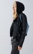 Жіноча куртка-косуха зі знімним капюшоном House brand (56603) XS Чорна 56603 фото 3