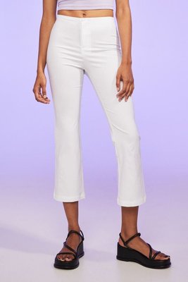 Жіночі штани-кльош H&M (10084) XS Білі 10084 фото