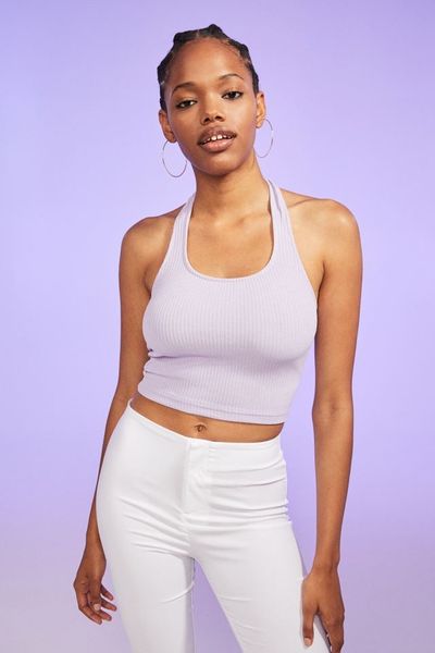Жіночі штани-кльош H&M (10084) XS Білі 10084 фото