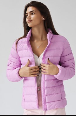 Женская пуховая куртка М&S (56454) 8 Розовая 56454 фото