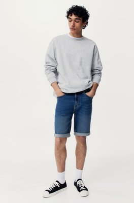 Чоловічі джинсові шорти Slim Fit H&M (57005) W34 Сині 57005_ фото