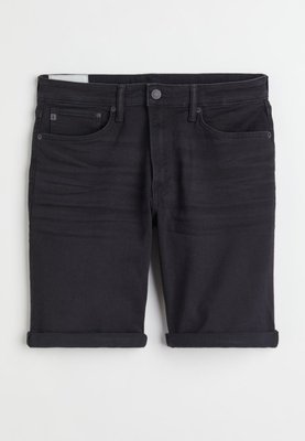 Чоловічі джинсові шорти Hybrid Regular Н&М (57047) W36 Чорні 57047 фото