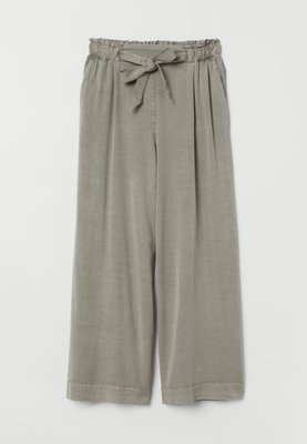 Жіночі широкі штани стрейч Н&М (56952) S Хакі 56952 фото