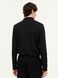 Чоловіча сорочка поло з довгими рукавами Slim Fit H&M (56550) S Чорна 56550 фото 4