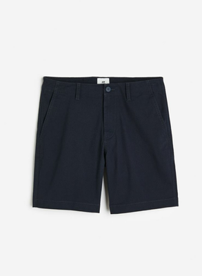 Мужские классические шорты Regular Fit H&M (55786) W30 Темно-синие 55786 фото