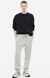 Чоловічі спортивні штани Relaxed Fit H&M (56551) XL Світло-сірі  56551_ фото 2