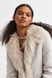 Жіноча куртка з шалевим коміром H&M (10036) М Бежева 10036 фото 3