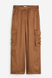 Жіночі штани карго H&M (55968) XS Коричневі 55968 фото 3