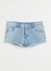 Жіночі джинсові шорти із заниженою талією Н&М (56894) W34 Блакитні  56894 фото 1