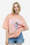 Жіноча футболка оверсайз Н&М (55970) XS Рожевий 55970 фото