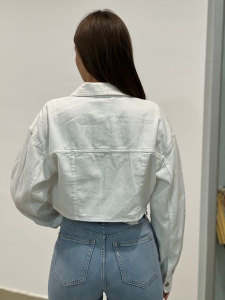 Жіноча куртка Н&М (56026) XS Біла 56026 фото