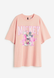 Жіноча футболка оверсайз Н&М (55970) XS Рожевий 55970 фото 3