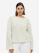 Жіночий свобідний светр Н&М (56381) S Світло-бежевий 56381 фото 1