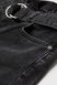 Жіночі джинсові шорти з поясом Н&М (56897) W38 Чорні 56897 фото 2