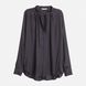 Жіноча блуза з v-подібним вирізом H&M (10194) M Чорна 10194 фото 1