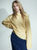 Женский свитер тонкой вязки Н&М (56408) XS Желтый 56408 фото