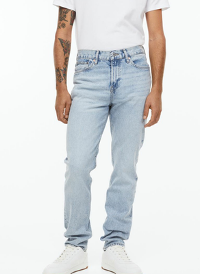 Мужские джинсы Regular Fit Stretch H&M (55589) W32 L32 Голубые 55589 фото