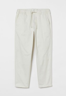 Мужские брюки свободного кроя Н&М (56872) L Белые 56872 фото