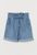 Жіночі джинсові шорти з поясом Н&М (56899) W34 Сині 56899 фото